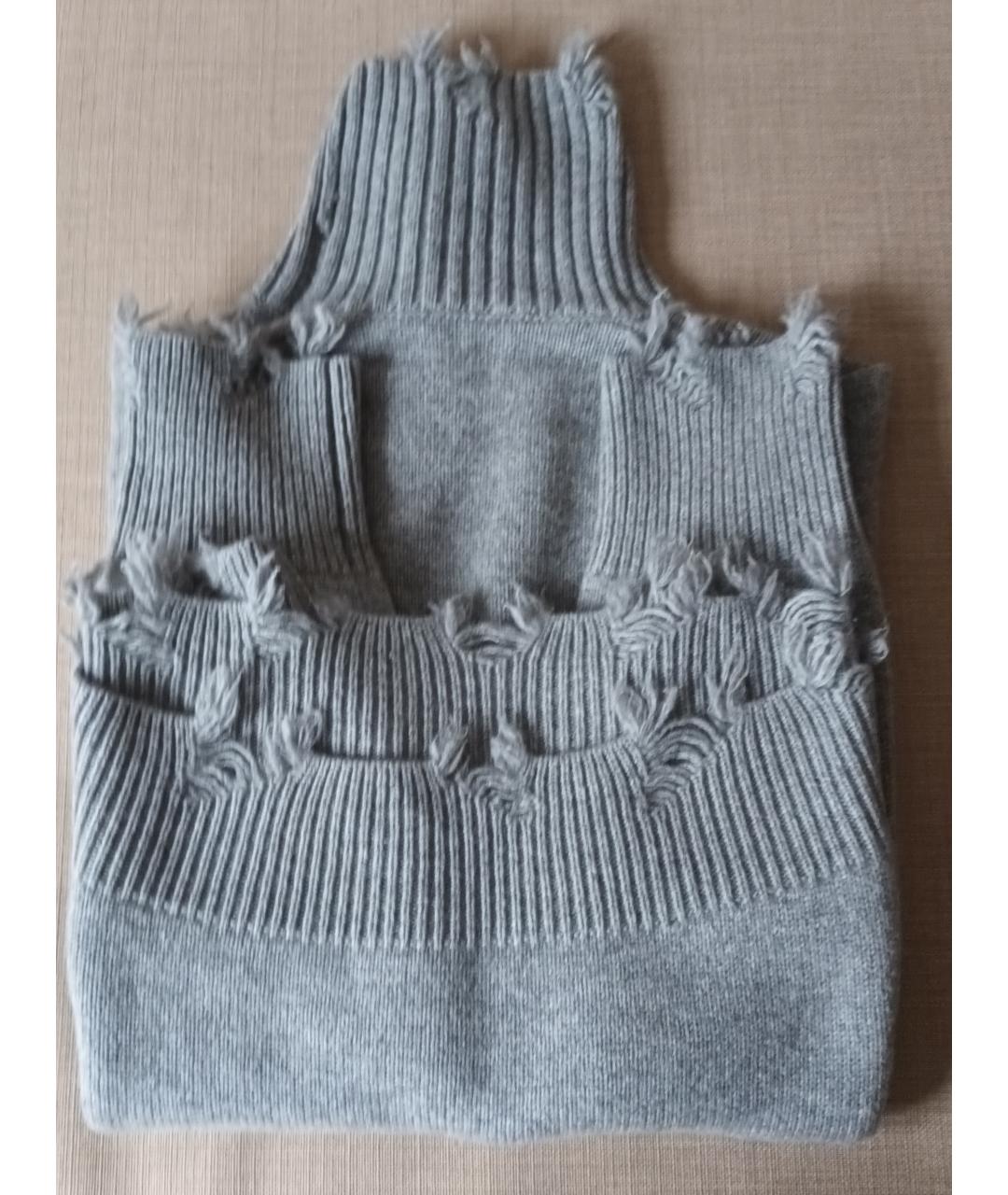 ADDICTED Серый кашемировый джемпер / свитер, фото 7