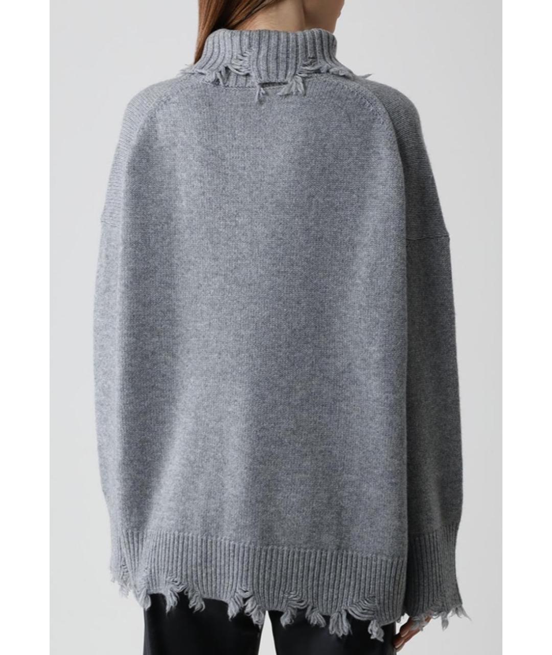ADDICTED Серый кашемировый джемпер / свитер, фото 9