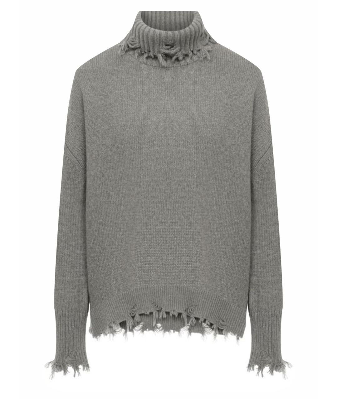 ADDICTED Серый кашемировый джемпер / свитер, фото 1