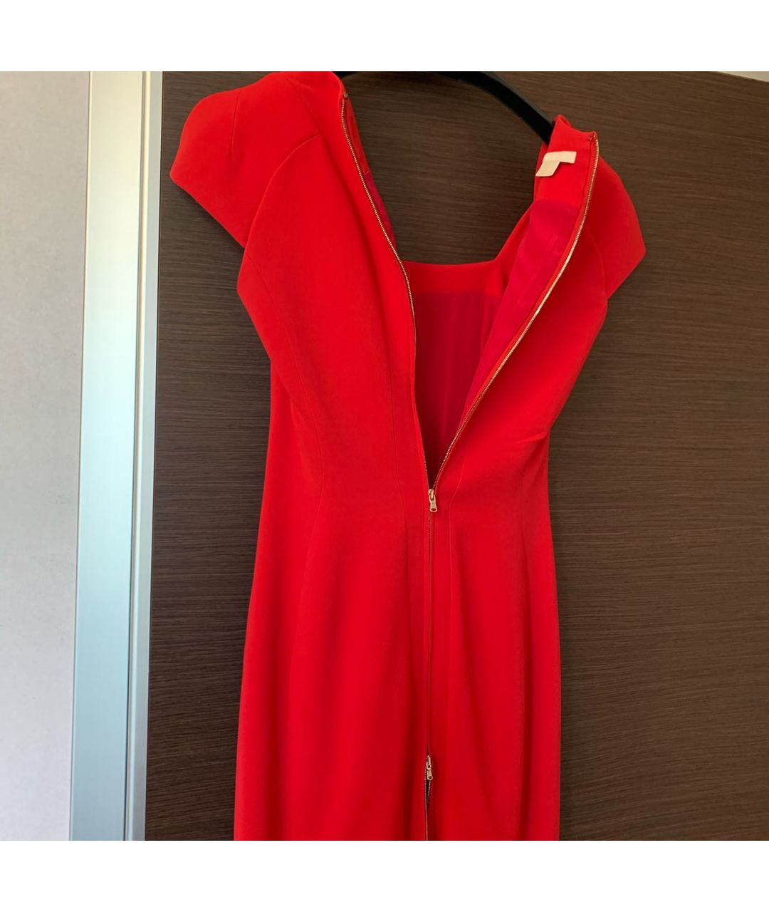 ANTONIO BERARDI Красное креповое повседневное платье, фото 3