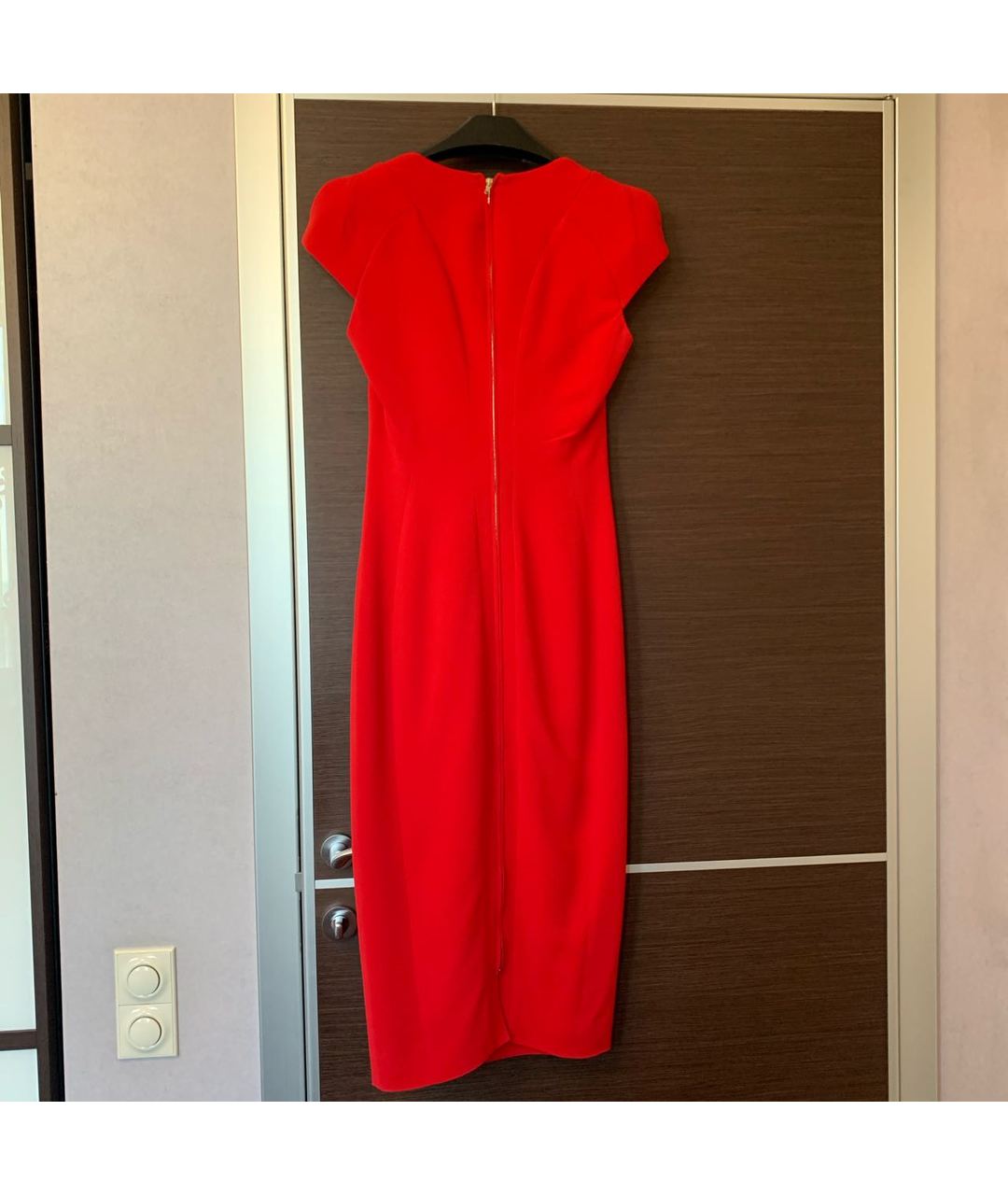 ANTONIO BERARDI Красное креповое повседневное платье, фото 2