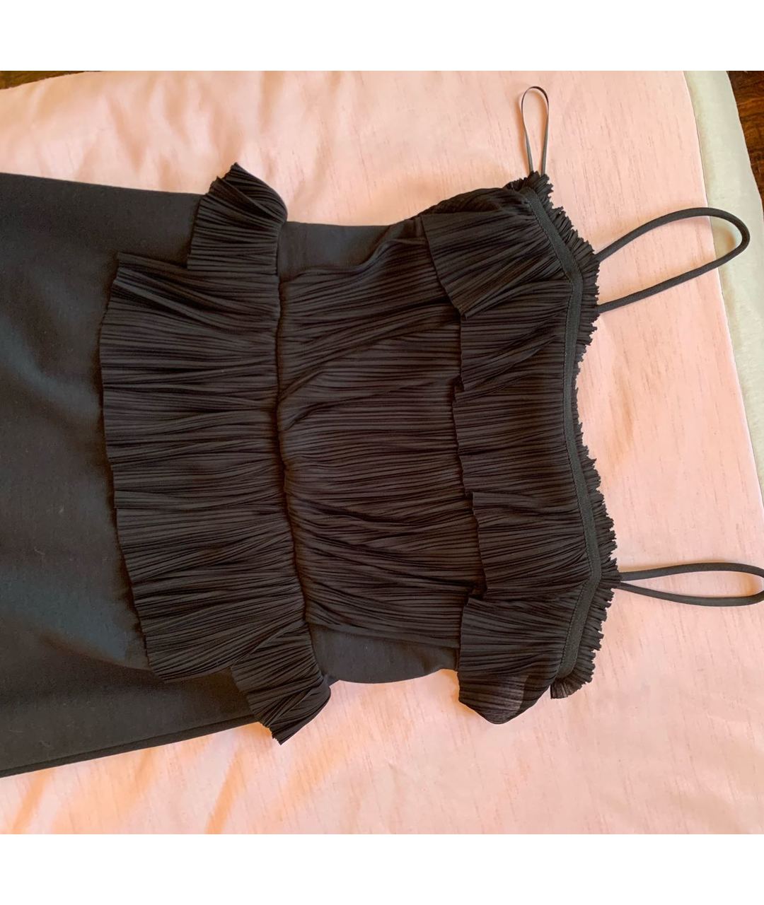 STELLA MCCARTNEY Черное хлопко-эластановое повседневное платье, фото 4