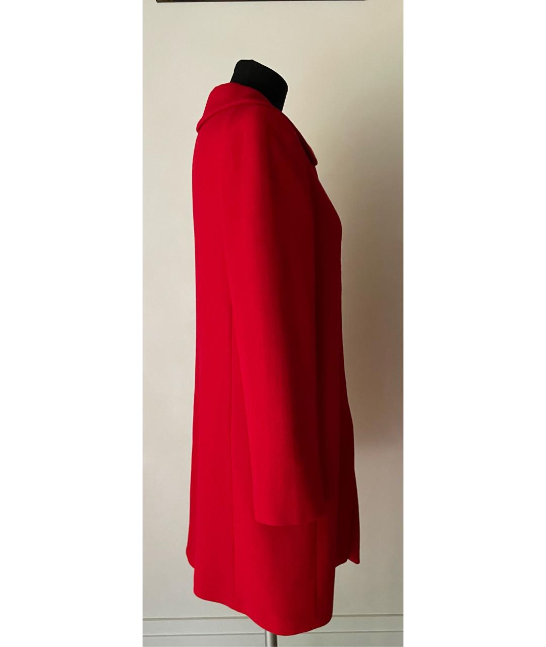 P.A.R.O.S.H. Красное шерстяное пальто, фото 4