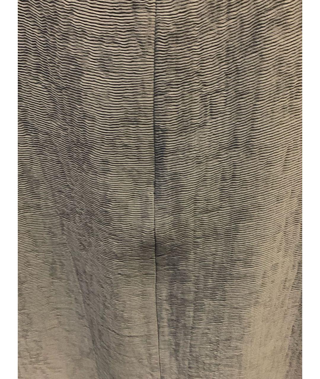 HENRIK VIBSKOV Голубая хлопко-эластановая юбка миди, фото 4
