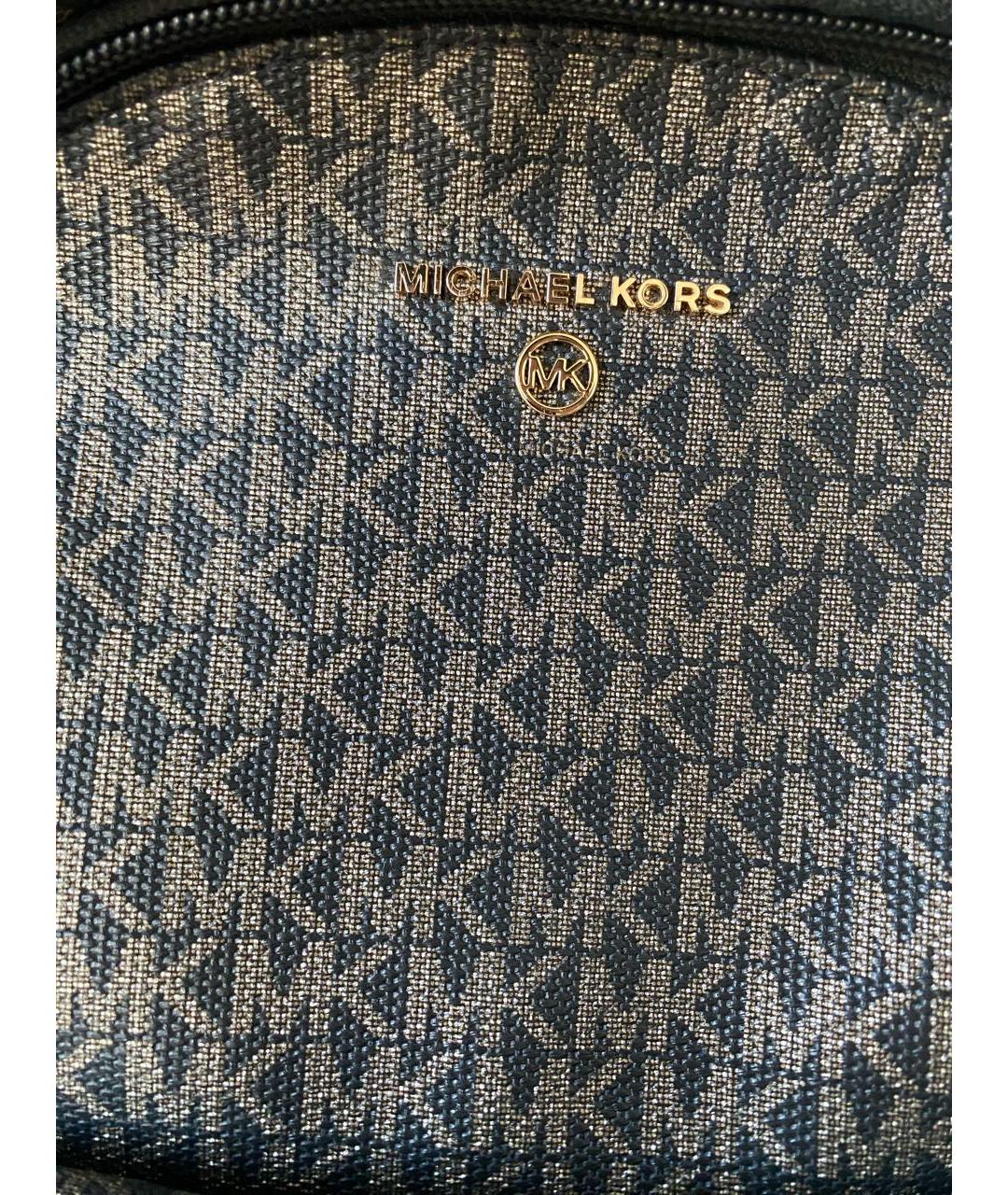 MICHAEL KORS Коричневый рюкзак из искусственной кожи, фото 4