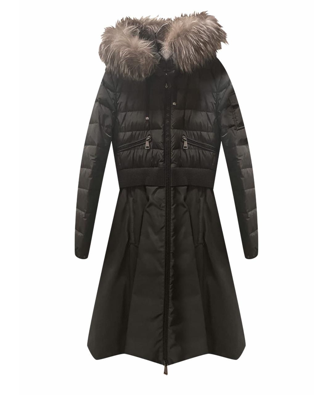 MONCLER Хаки полиамидовый пуховик, фото 1