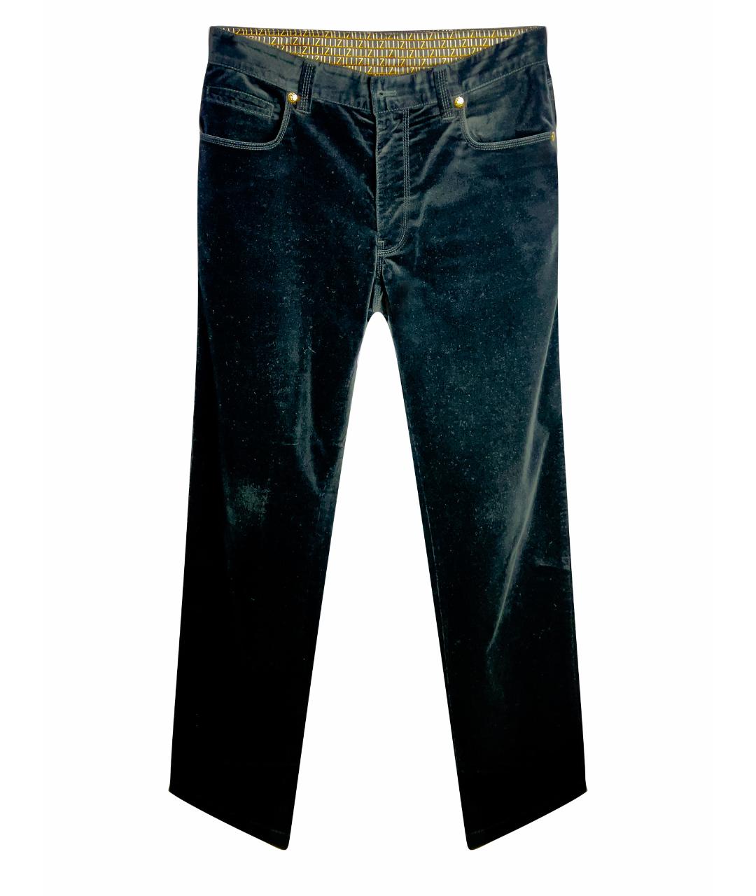 ZILLI Черные прямые джинсы, фото 1