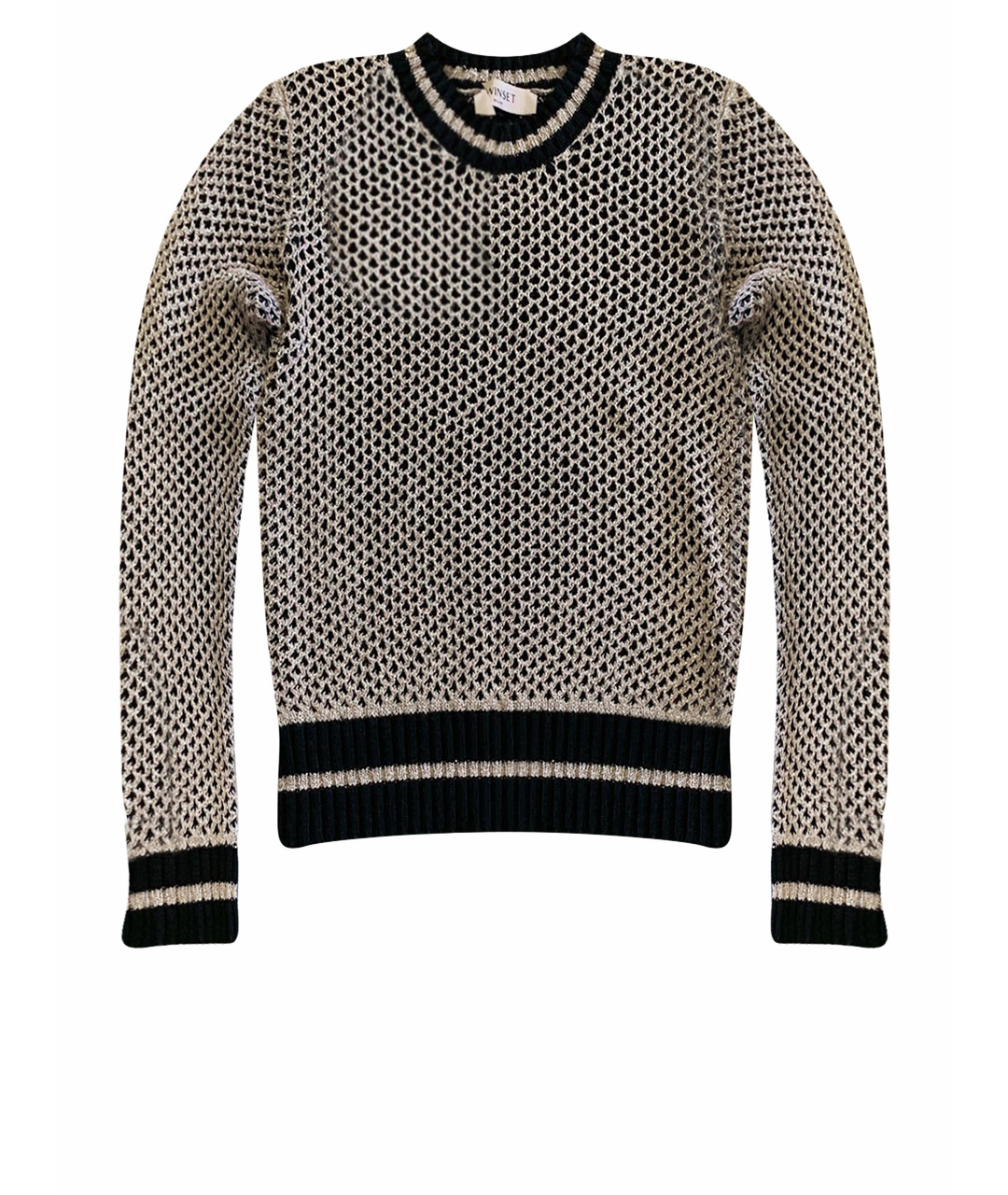 TWIN-SET Золотой вискозный джемпер / свитер, фото 1