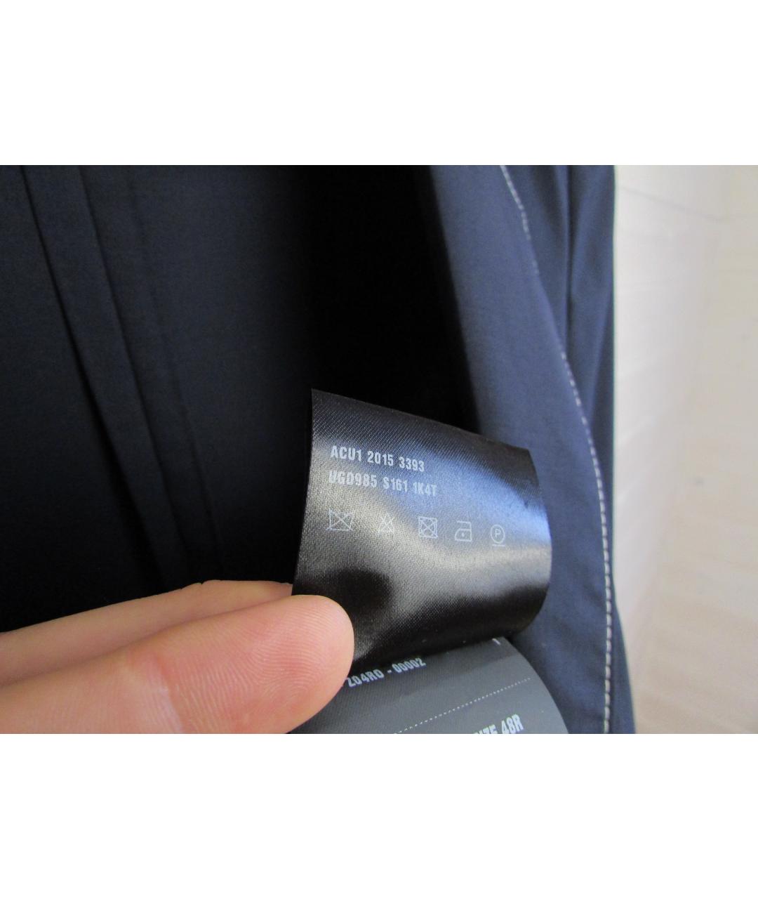 PRADA Темно-синий шерстяной пиджак, фото 7