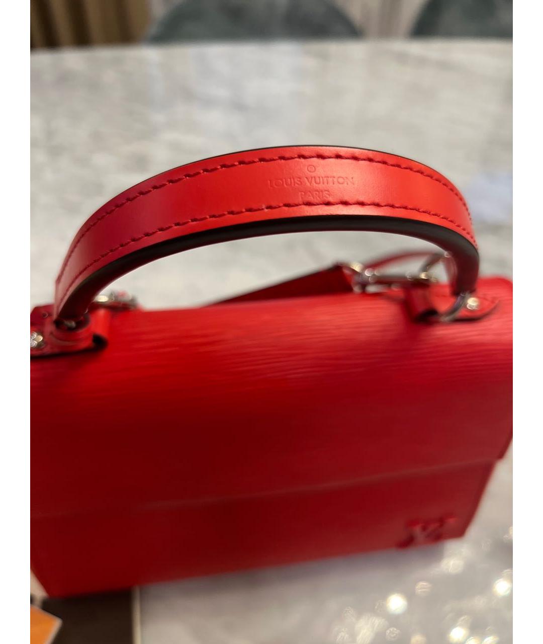 LOUIS VUITTON PRE-OWNED Красная кожаная сумка через плечо, фото 2