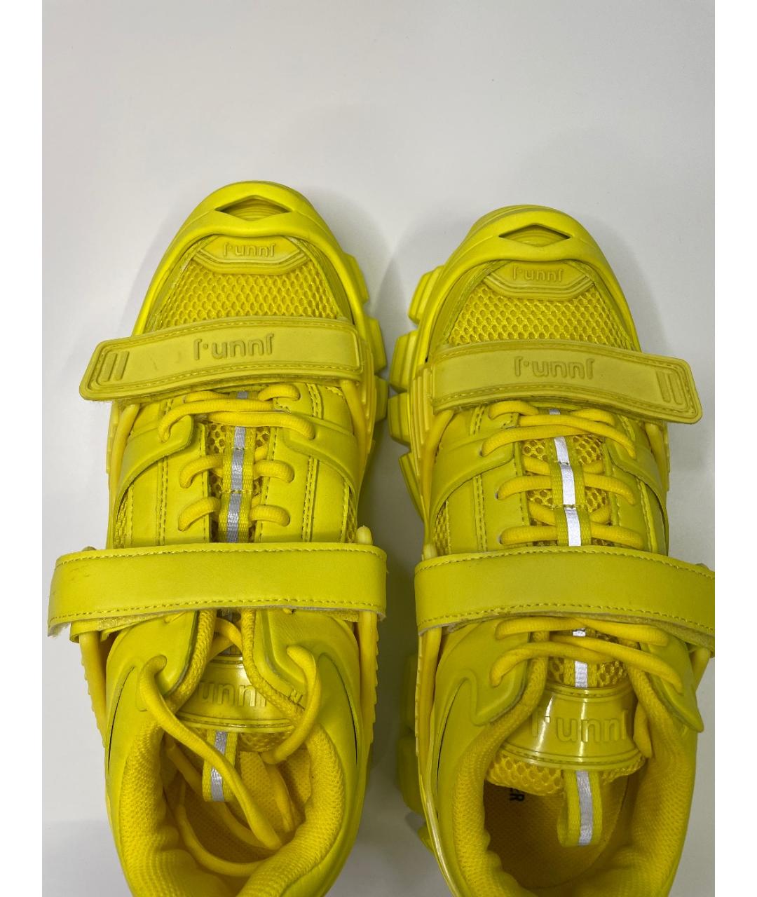 JUUN.J Желтые текстильные кроссовки, фото 2