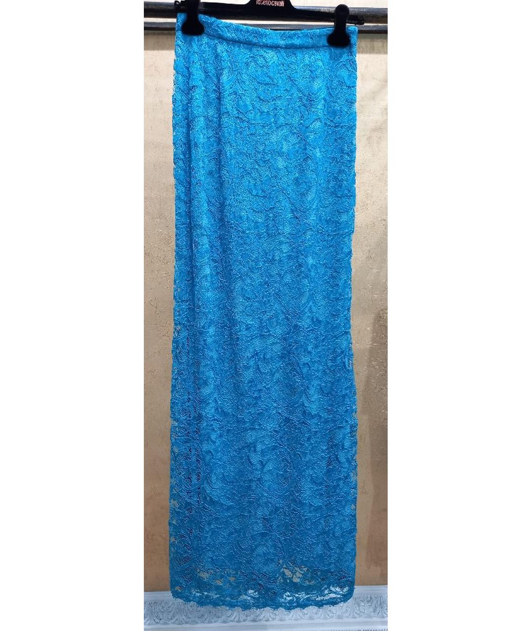 EMILIO PUCCI Голубой кружевной костюм с юбками, фото 2