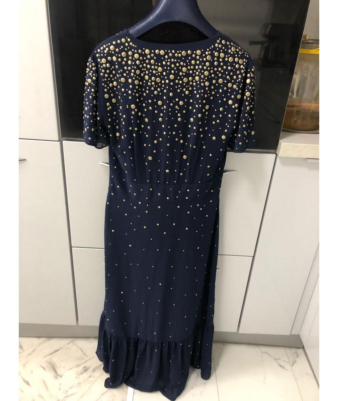 MICHAEL KORS Синее полиэстеровое вечернее платье, фото 2