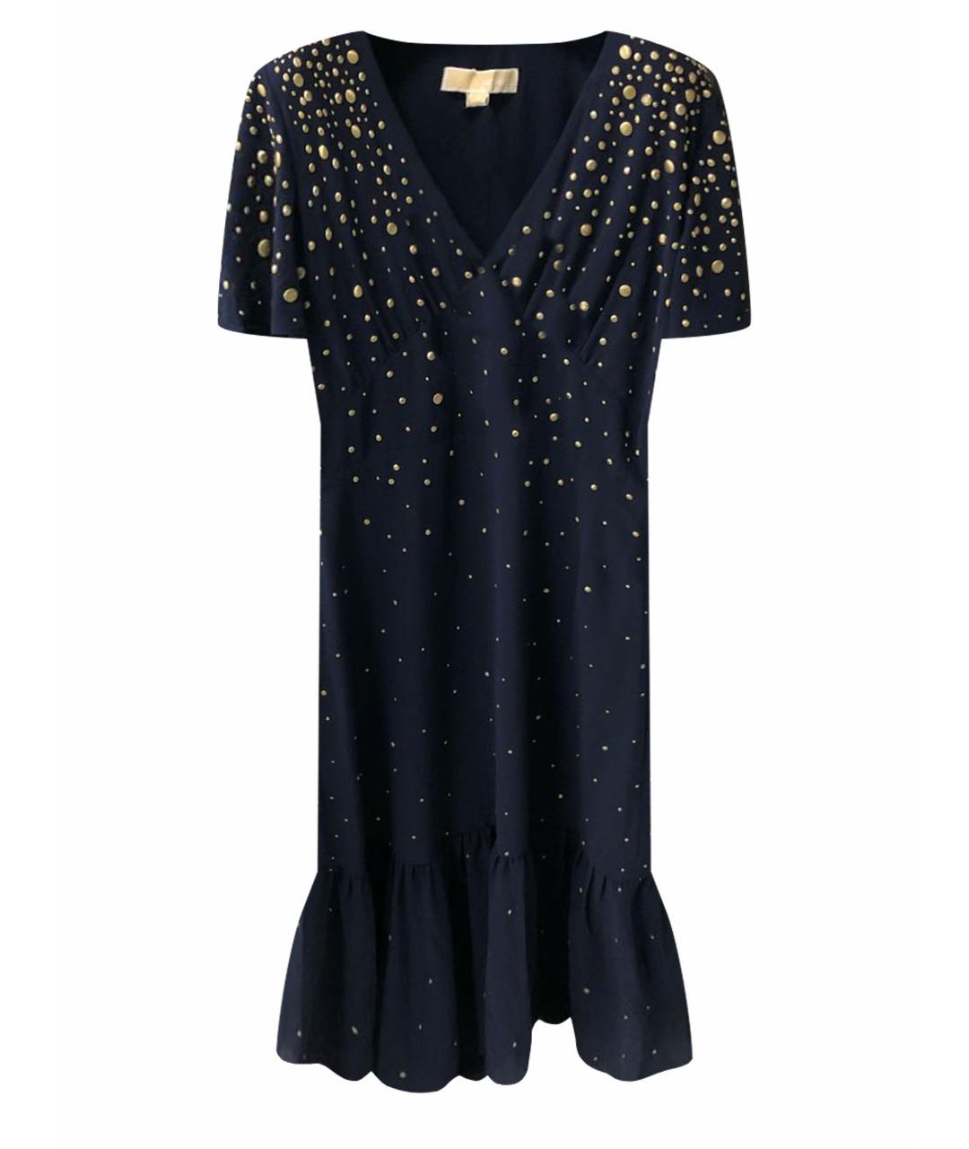 MICHAEL KORS Синее полиэстеровое вечернее платье, фото 1