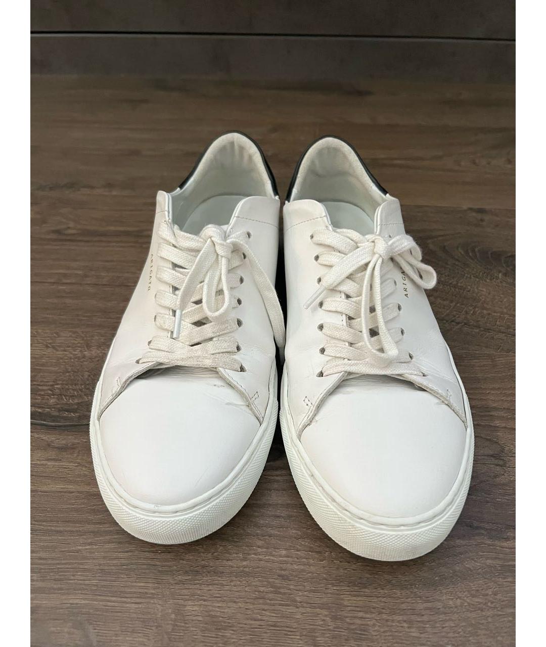 AXEL ARIGATO Белые кожаные низкие кроссовки / кеды, фото 2