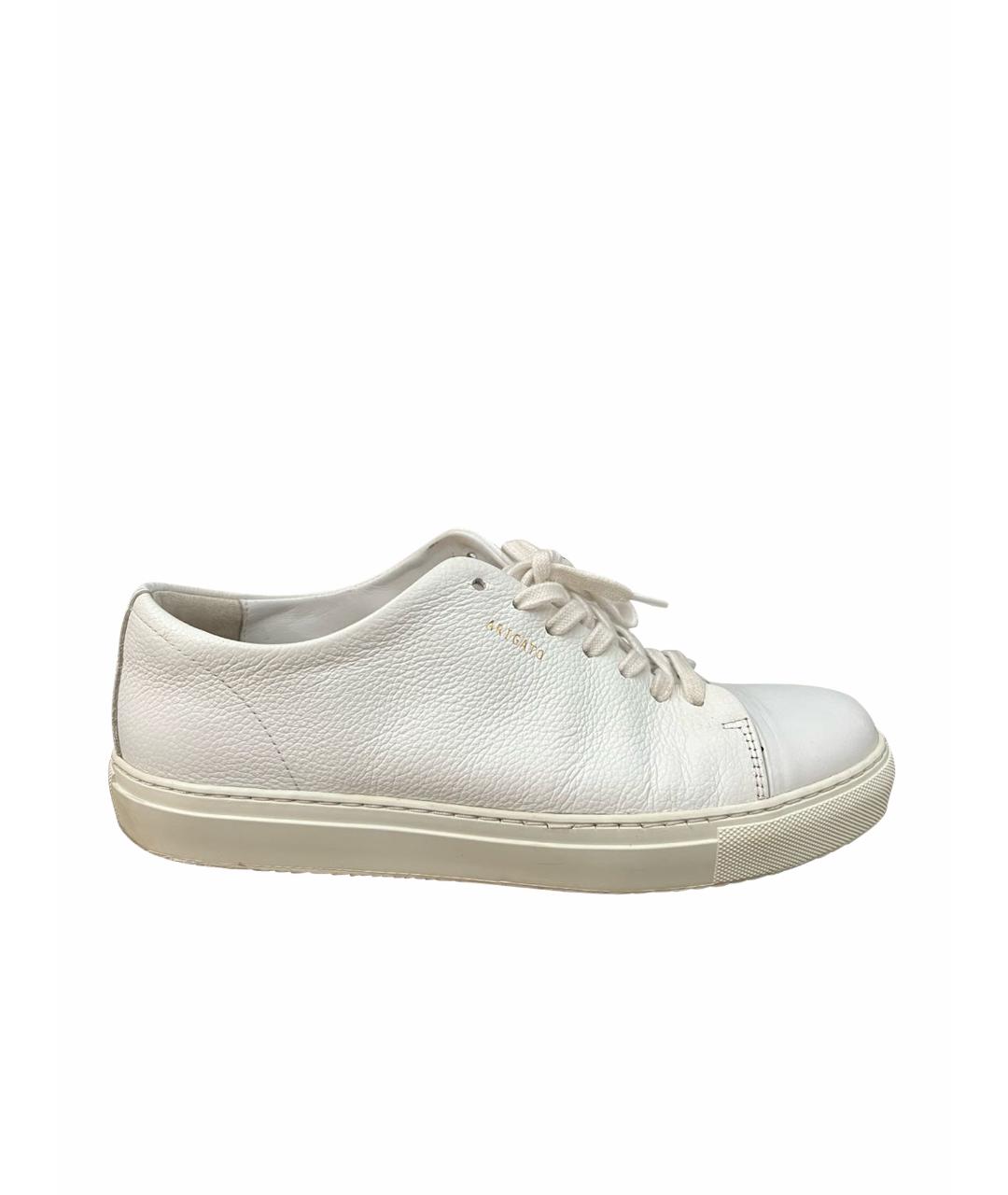 AXEL ARIGATO Белые кожаные низкие кроссовки / кеды, фото 1