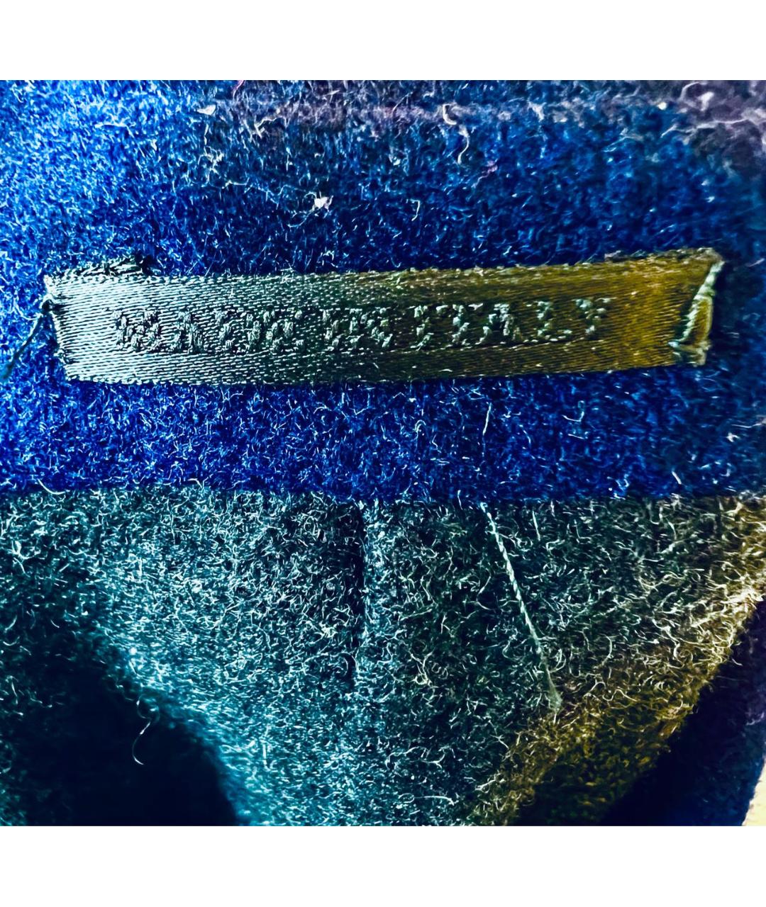 ALEXANDER MCQUEEN Синее кашемировое пальто, фото 6