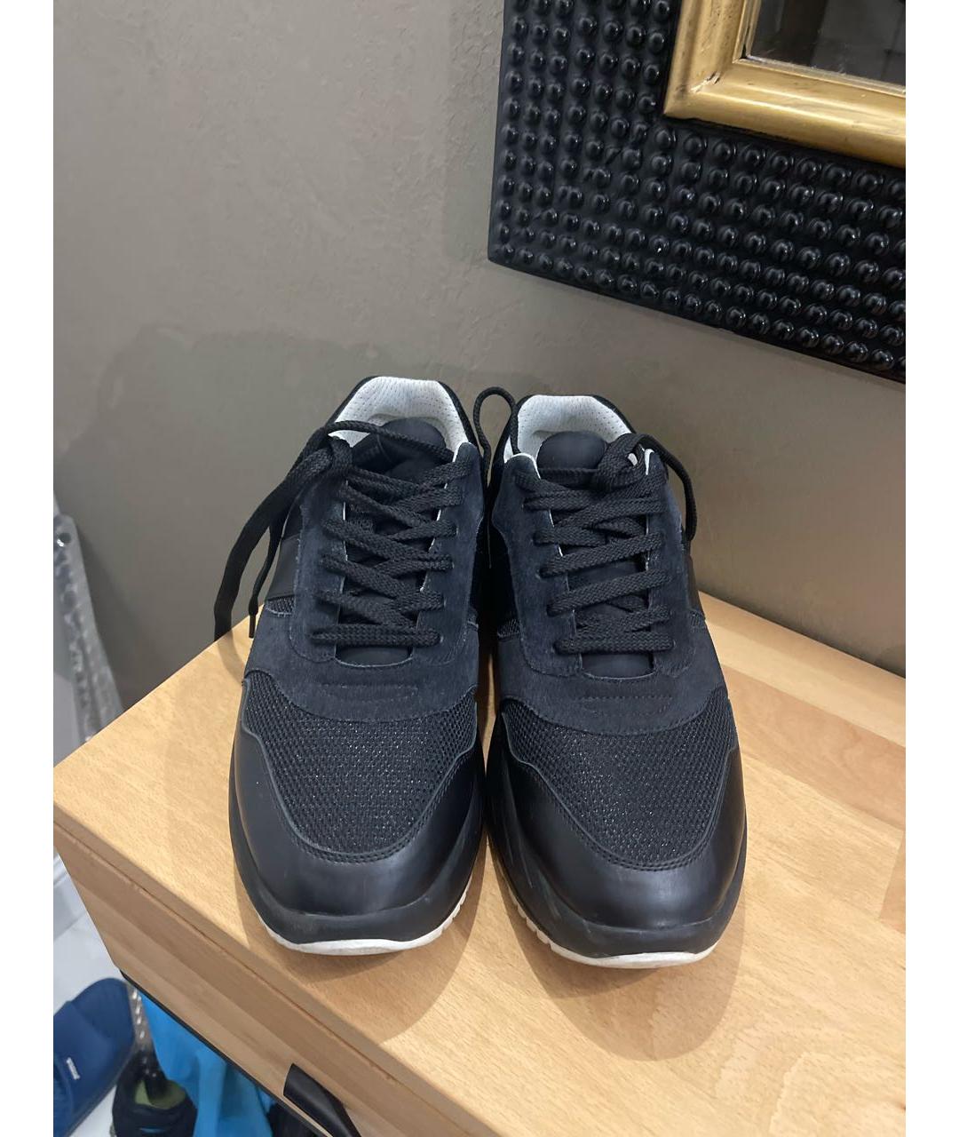 CELINE PRE-OWNED Черные кожаные кроссовки, фото 2
