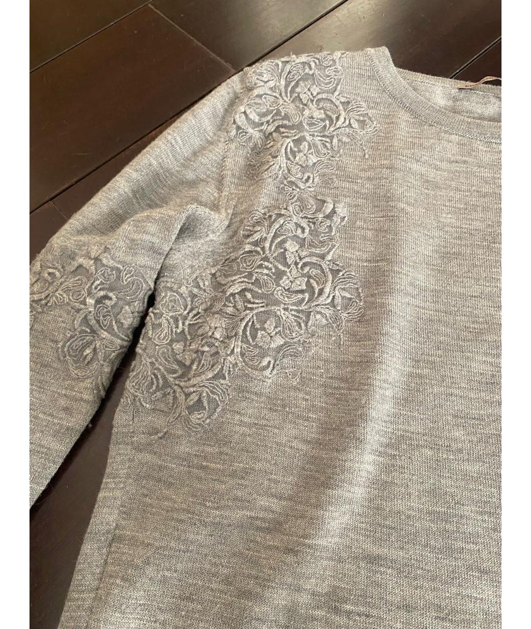 ERMANNO SCERVINO Серый шерстяной костюм с юбками, фото 7