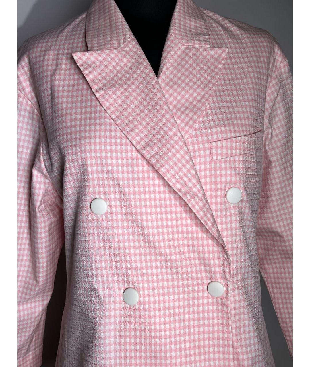 WALK OF SHAME Розовый хлопковый костюм с брюками, фото 3