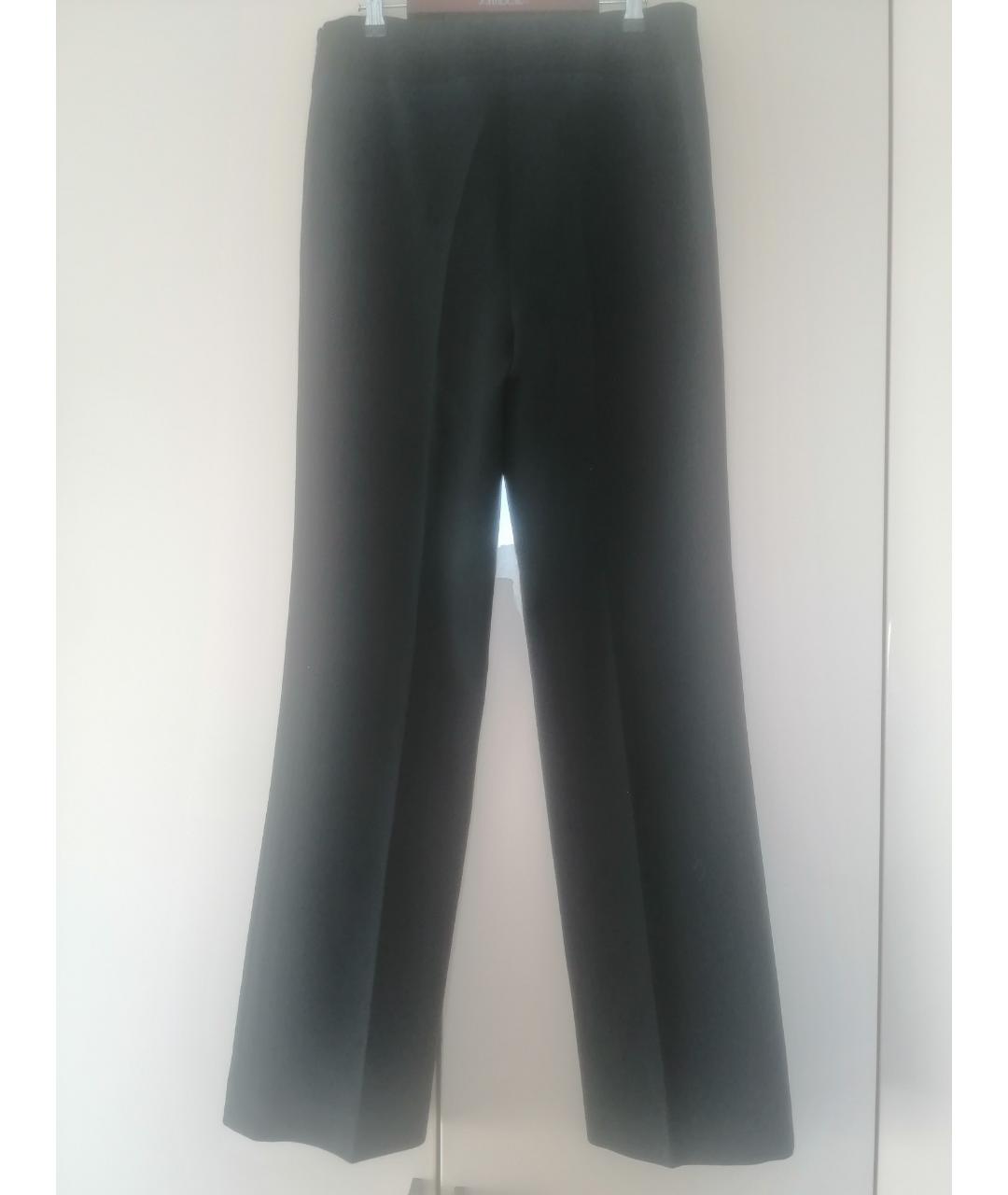 AKRIS Зеленые шерстяные брюки широкие, фото 2