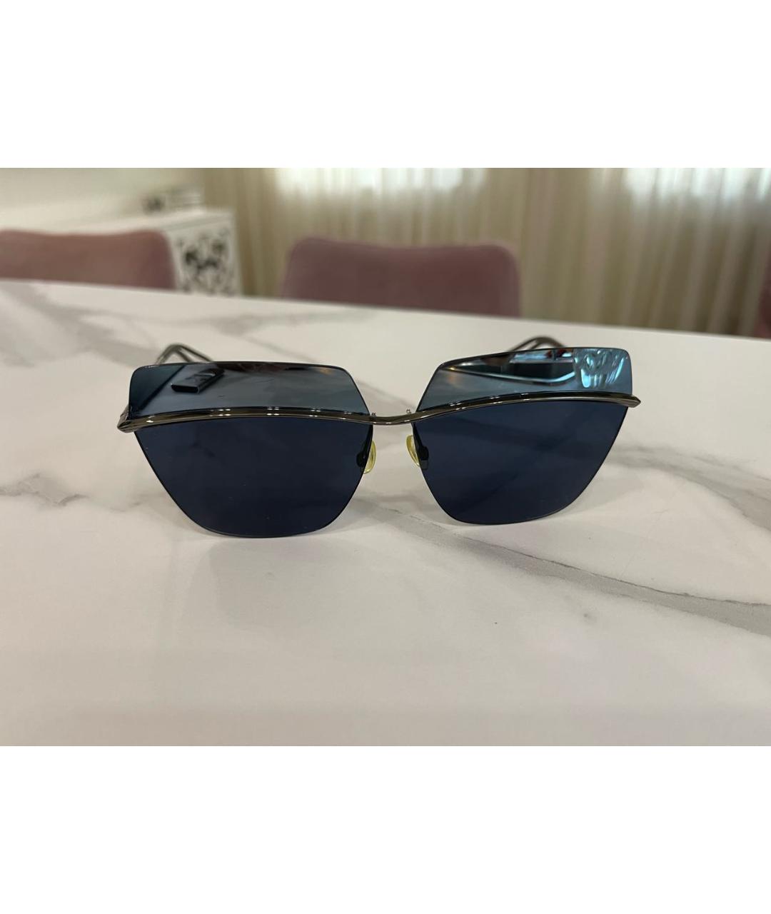 CHRISTIAN DIOR PRE-OWNED Синие солнцезащитные очки, фото 4