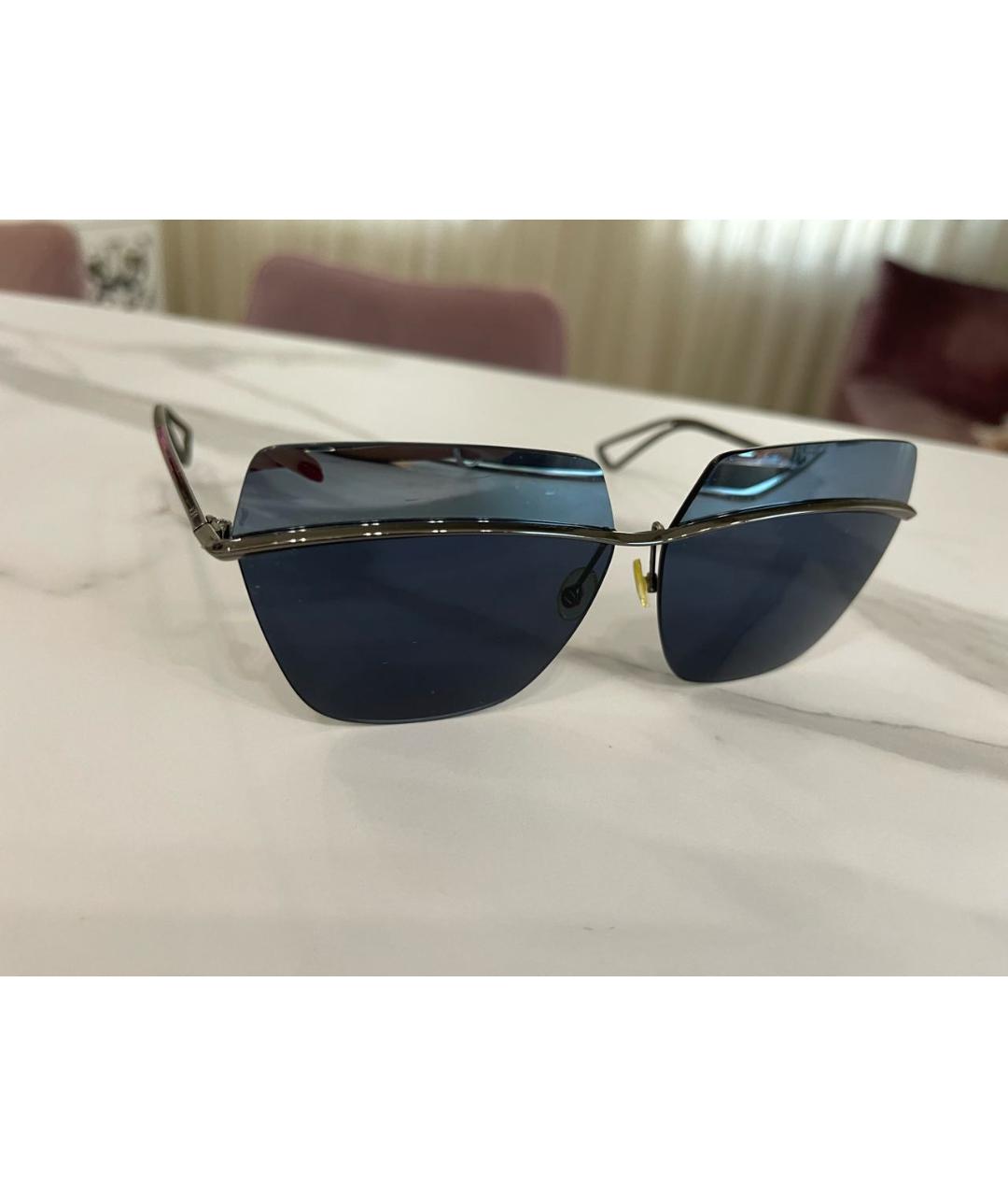 CHRISTIAN DIOR PRE-OWNED Синие солнцезащитные очки, фото 2