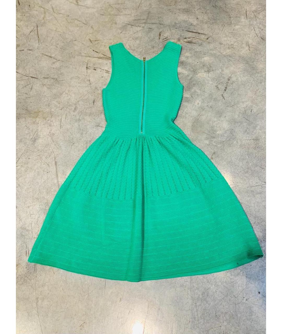 SANDRO Зеленые коктейльное платье, фото 6