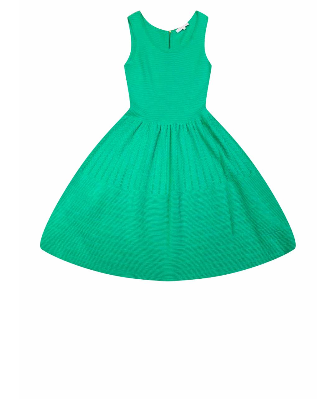 SANDRO Зеленые коктейльное платье, фото 1