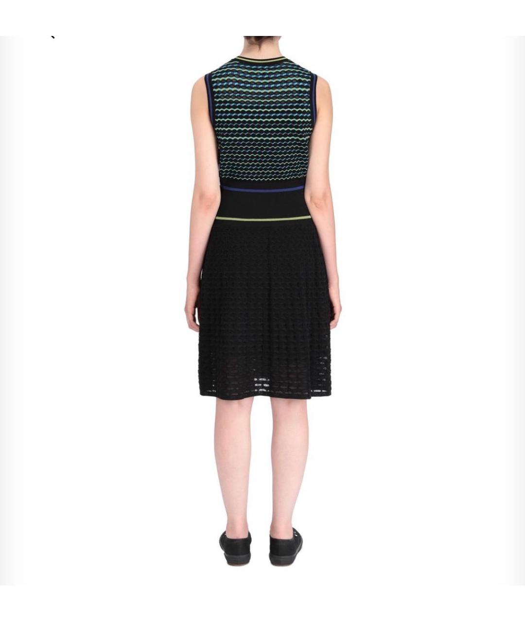 M MISSONI Черное шерстяное повседневное платье, фото 2