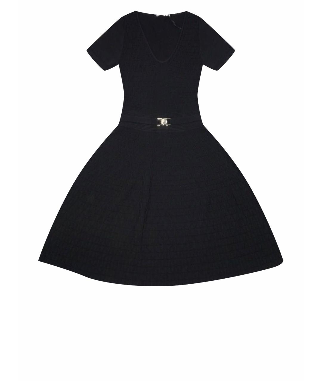 VERSACE COLLECTION Черное повседневное платье, фото 1
