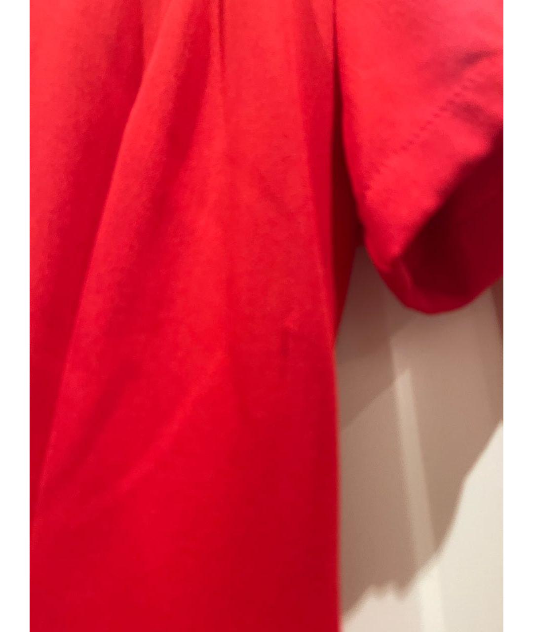 DANIELE CARLOTTA Красное ацетатное вечернее платье, фото 5