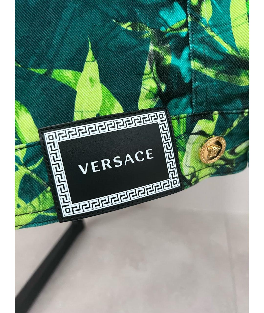 VERSACE Мульти деним жакет/пиджак, фото 5