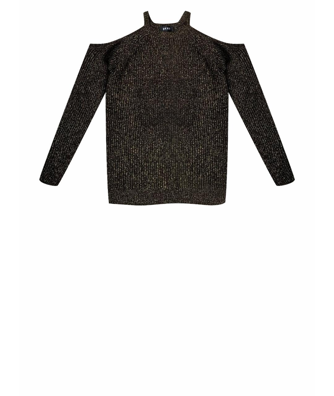 DKNY Черный вискозный джемпер / свитер, фото 1