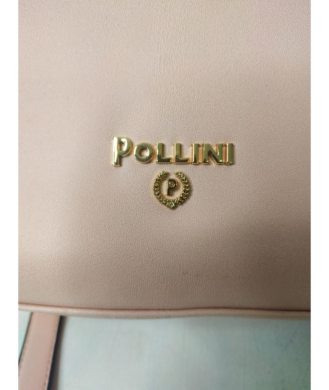 POLLINI Розовый рюкзак из искусственной кожи, фото 7