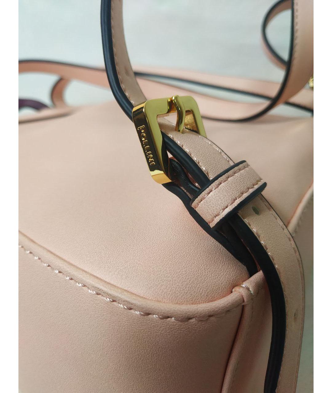 POLLINI Розовый рюкзак из искусственной кожи, фото 6