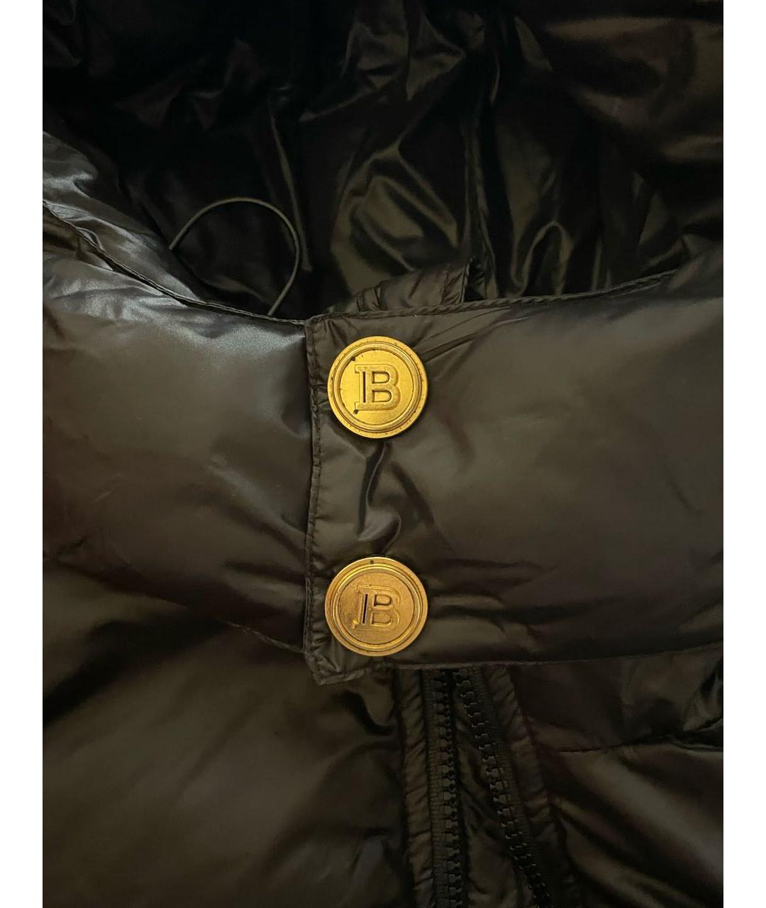 BALMAIN Черный пуховик, фото 5