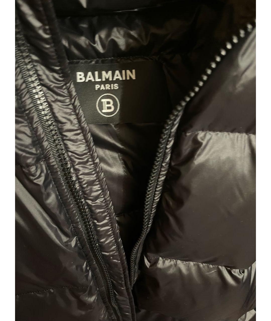 BALMAIN Черный пуховик, фото 7