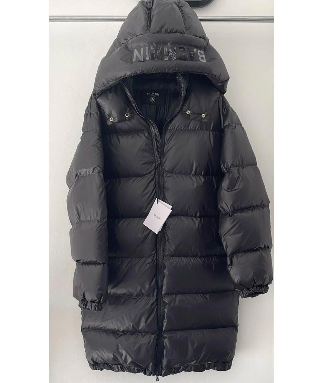 BALMAIN Черный пуховик, фото 8
