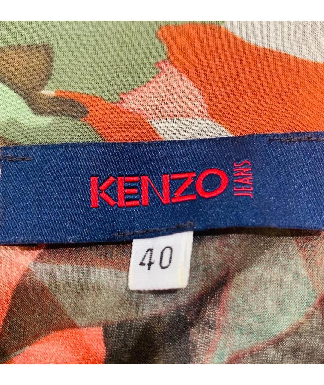 KENZO Шелковая блузы, фото 4