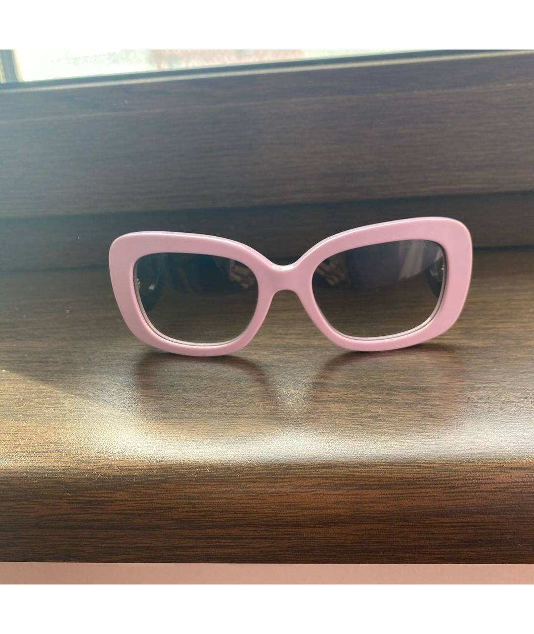 PRADA Фиолетовые пластиковые солнцезащитные очки, фото 5