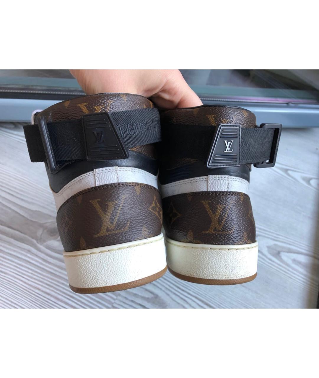LOUIS VUITTON Коричневые кеды, фото 4
