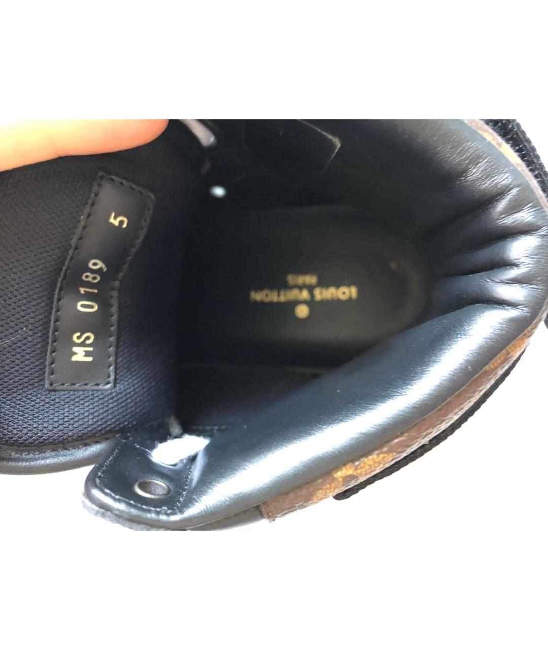 LOUIS VUITTON Коричневые кеды, фото 7