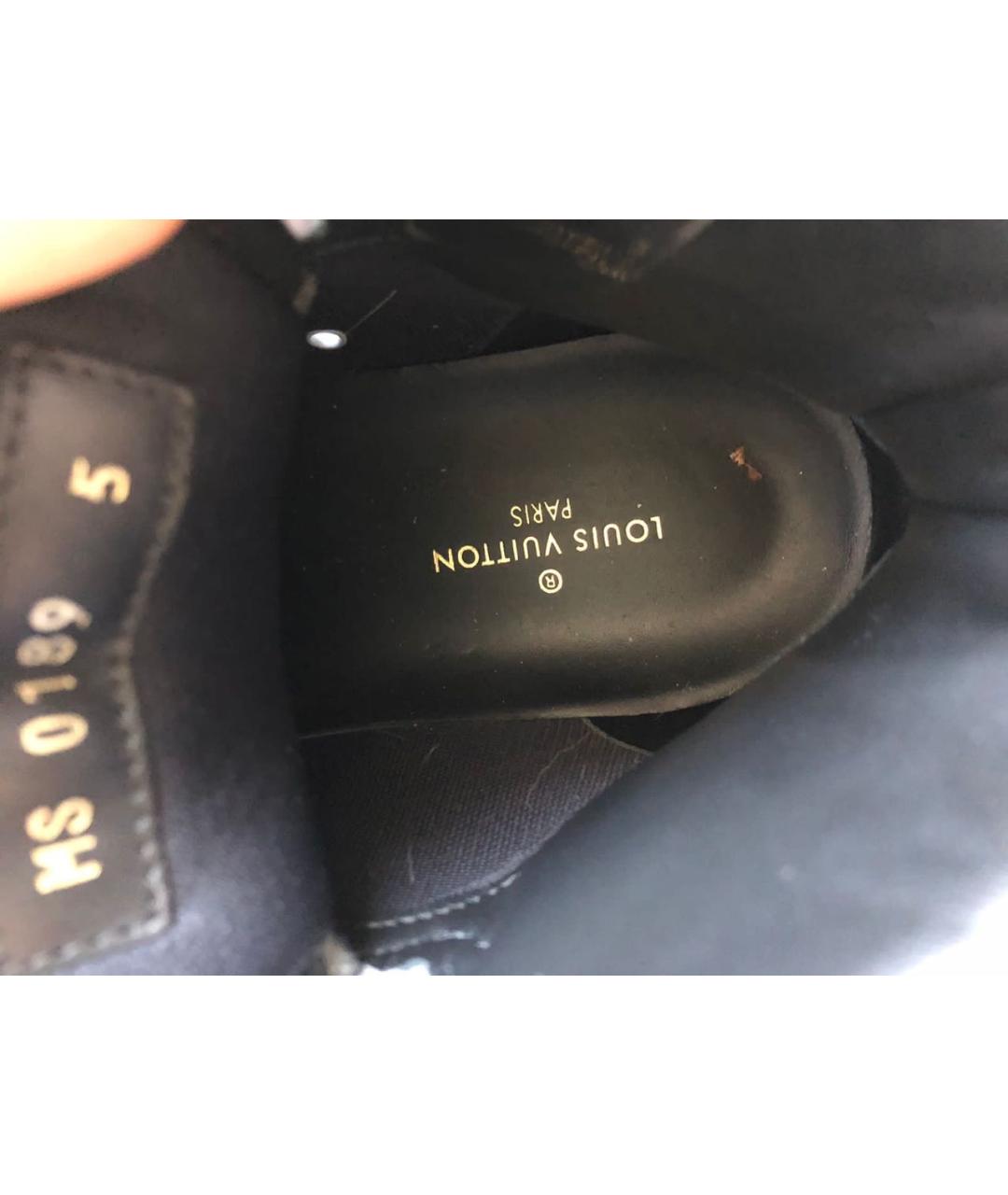 LOUIS VUITTON Коричневые кеды, фото 8