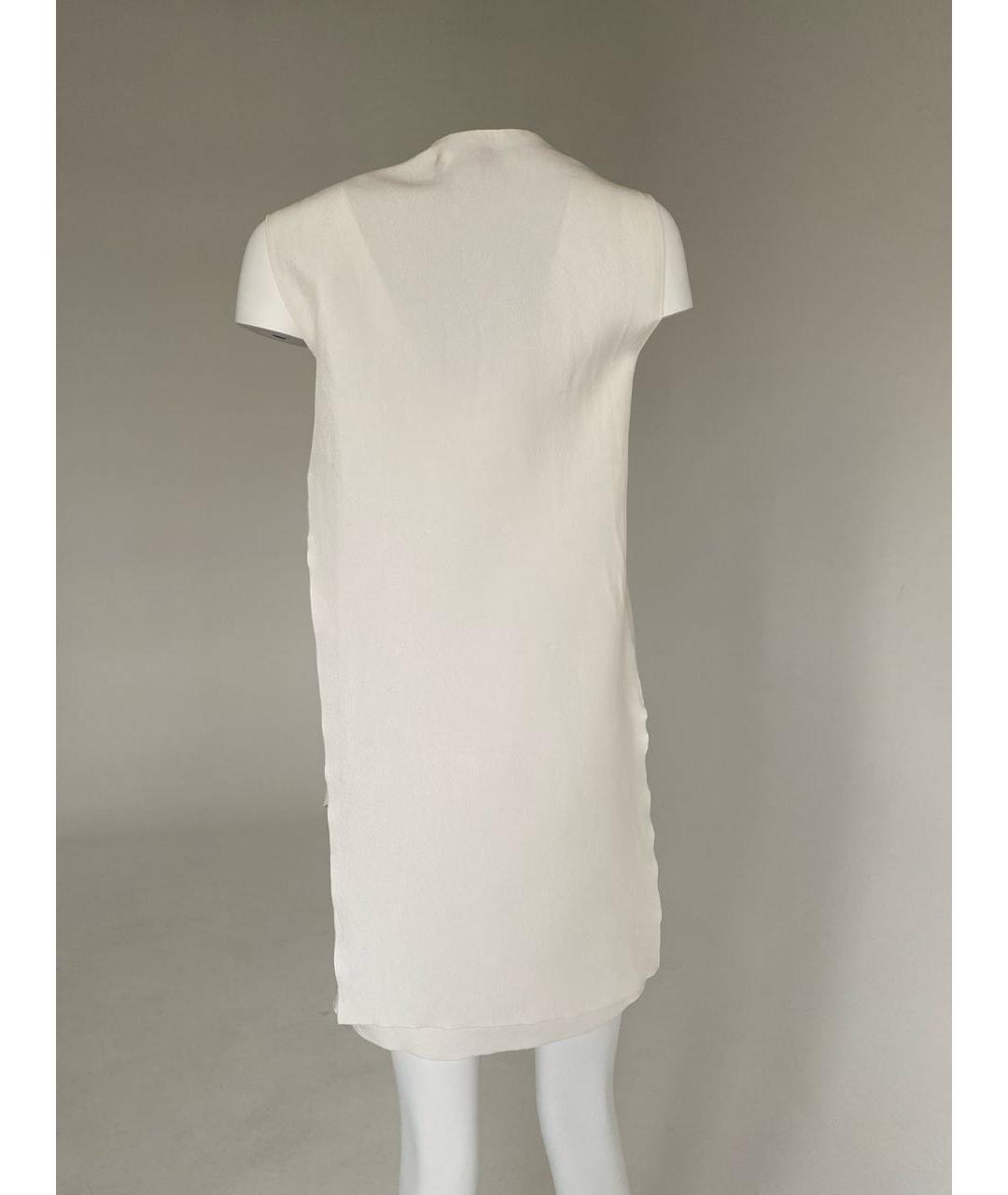 MAISON RABIH KAYROUZ Белое ацетатное коктейльное платье, фото 2