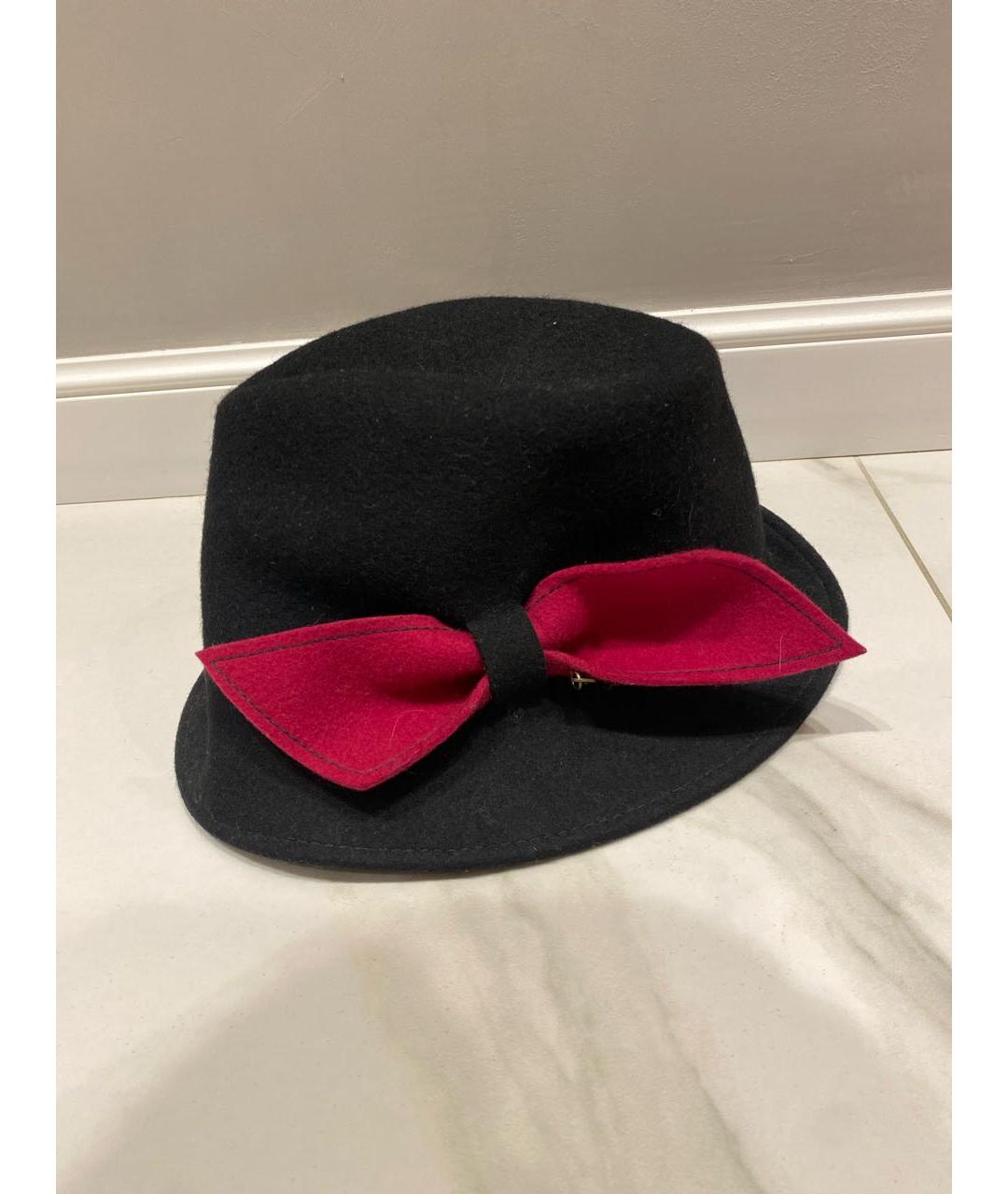 BORSALINO Черная шерстяная шляпа, фото 2