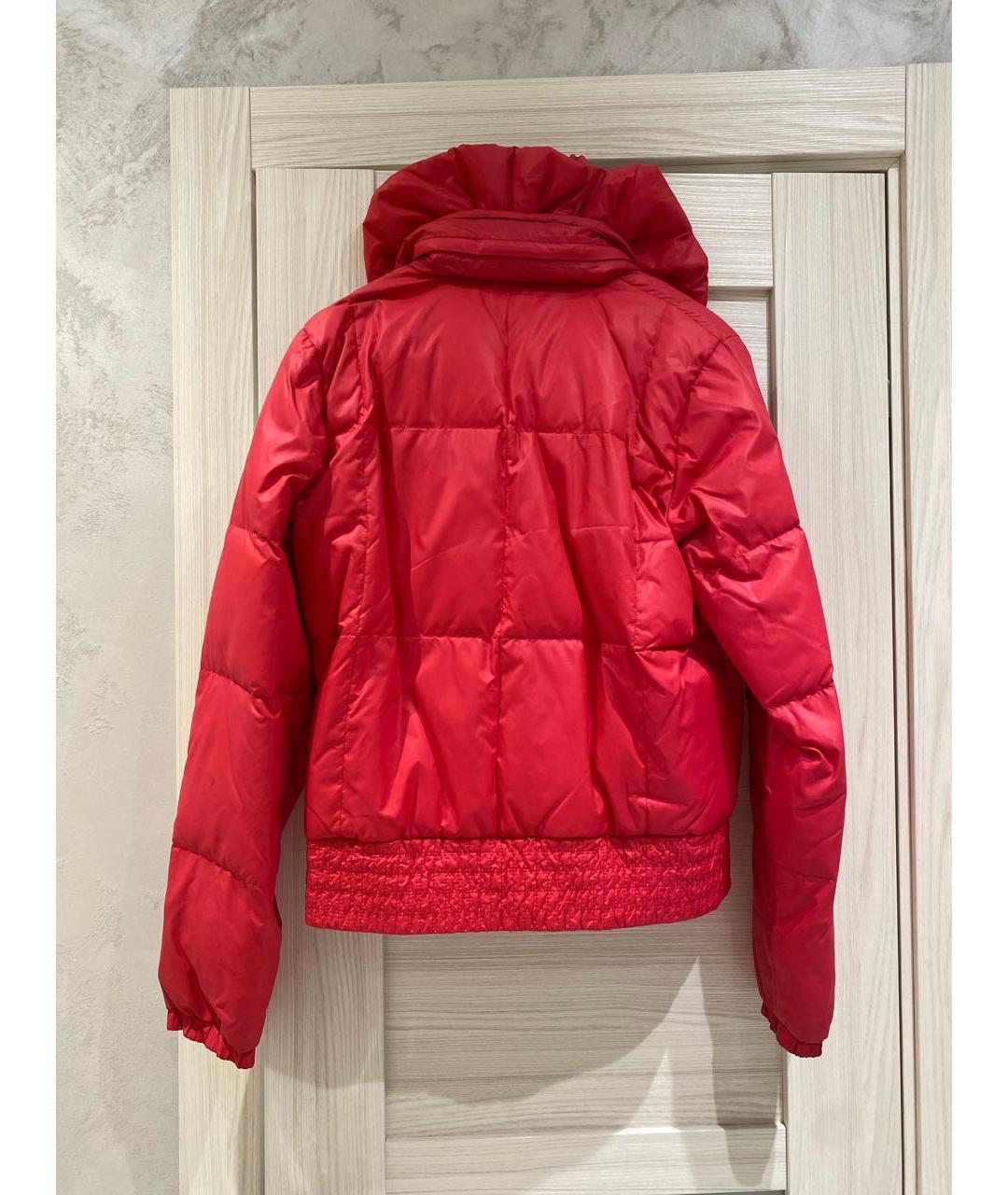 SPORTMAX Красная полиамидовая куртка, фото 2