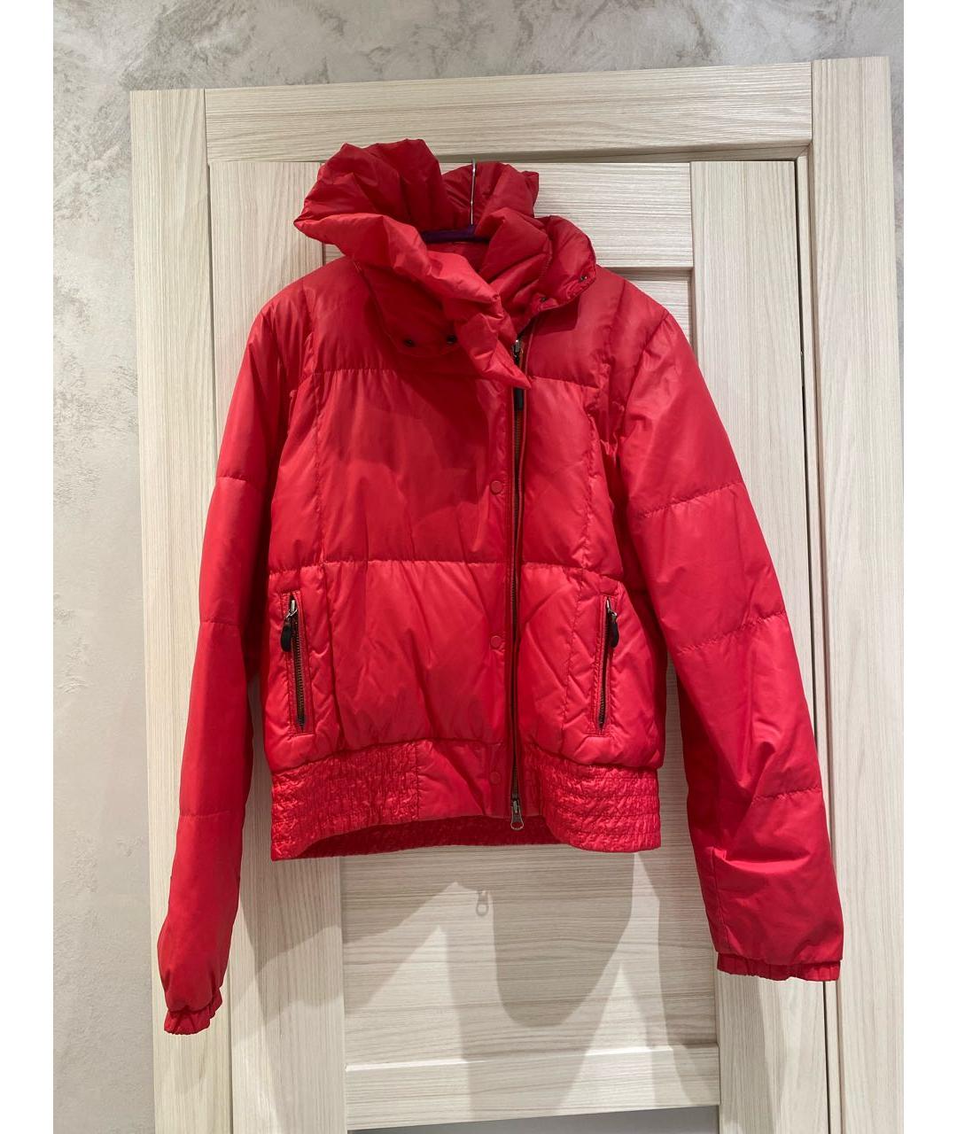 SPORTMAX Красная полиамидовая куртка, фото 5