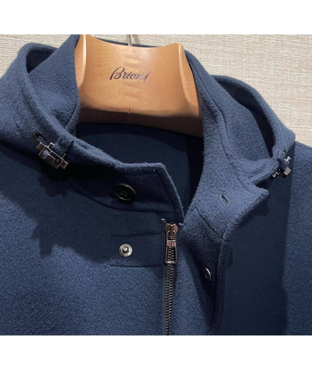 LORO PIANA Синее кашемировое пальто, фото 5