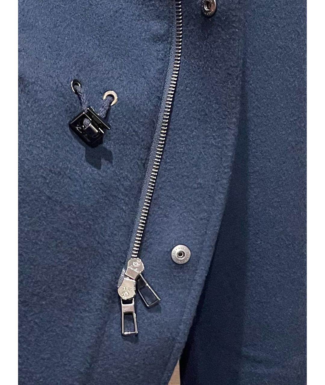 LORO PIANA Синее кашемировое пальто, фото 4